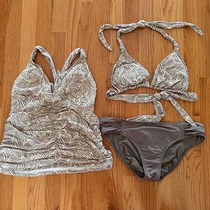 Athleta 3-Piece Bikini Tankini